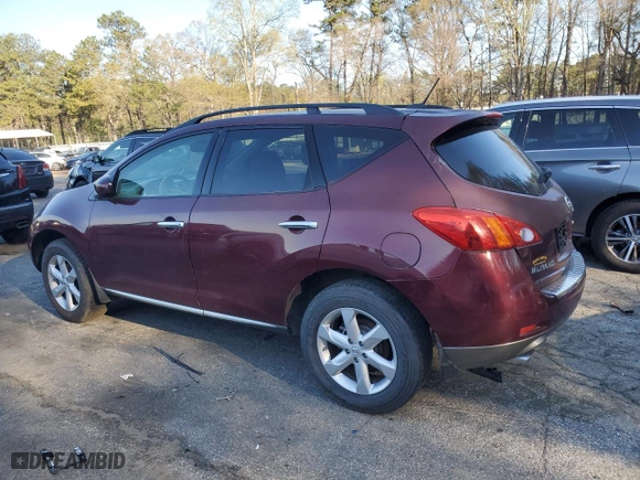 2009 Nissan Murano S with VIN JN8AZ18W59W108749, listed as a Copart auction lot 50518645 with 151,179 mi miles and Clean Title. Bid and sale history available at carsss.com. Image 2.