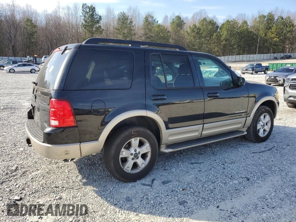2005 Ford Explorer Eddie Bauer z VIN 1FMZU64WX5UA75605, wystawiony jako Copart lot #47082575 z przebiegiem Nie podano mil oraz Szkoda całkowita • Salvage title. Historia ofert i sprzedaży dostępna na DreamBid. Obrazek 3.