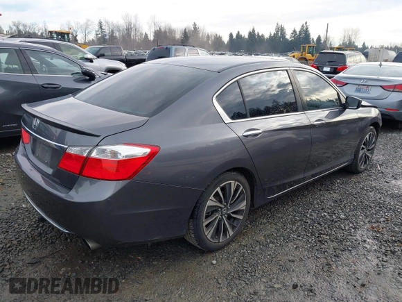 2014 Honda Accord LX with VIN 1HGCR2F36EA188610, listed as a IAAI auction lot 41412407 with 149,184 mi miles and . Bid and sale history available at carsss.com. Image 4.