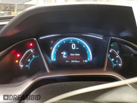 2018 Honda Civic EX with VIN 19XFC2F75JE005057, listed as a Copart auction lot 48601125 with 84,100 mi miles and Salvage Title. Bid and sale history available at DreamBid. Image 9.
