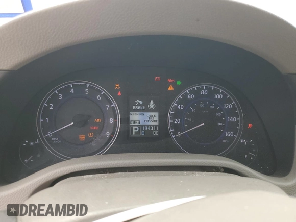 2011 Infiniti G37 Journey with VIN JN1CV6AP8BM304785, listed as a Copart auction lot 55958335 with 194,311 mi miles and Clean Title. Bid and sale history available at DreamBid. Image 9.