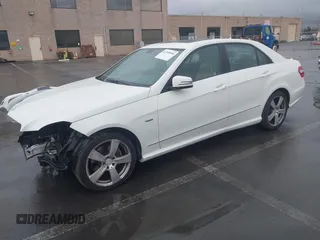 2012 Mercedes-Benz E 350 Luxury with VIN WDDHF5KB9CA587963, listed as a IAAI auction lot 41709096 with 121,945 mi miles and . Bid and sale history available at carsss.com. Image 2.