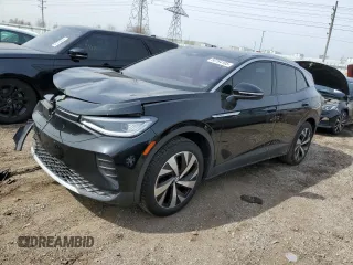 2021 Volkswagen ID.4 Pro S z VIN WVGUNPE23MP063690, wystawiony jako Copart lot #50764105 z przebiegiem 13 555 mil mil oraz Szkoda całkowita • Salvage title. Historia ofert i sprzedaży dostępna na DreamBid. Obrazek 1.