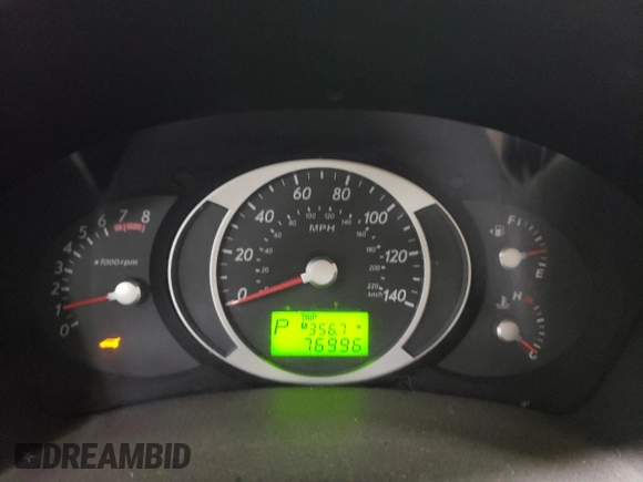 2007 Hyundai Tucson SE with VIN KM8JN12D77U589932, listed as a Copart auction lot 76968704 with 76,996 mi miles and Salvage Title. Bid and sale history available at carsss.com. Image 9.