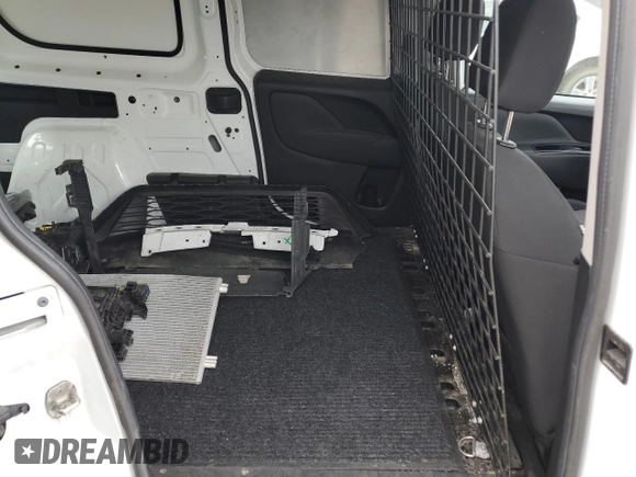2022 Ram ProMaster City Cargo Tradesman with VIN ZFBHRFAB9N6W52697, listed as a Copart auction lot 66958114 with 91,313 mi miles and Salvage Title. Bid and sale history available at DreamBid. Image 10.