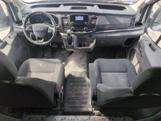 2023 Ford Transit with VIN 1FTBF8C88PKC07161, listed as a Copart auction lot 51319765 with 10,384 mi miles and Salvage Title. Bid and sale history available at DreamBid. Image 8.