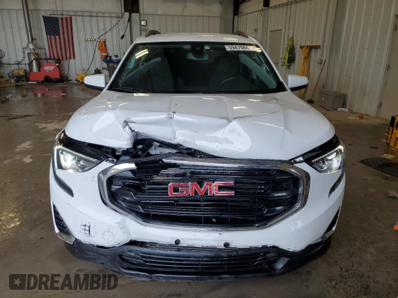 2021 GMC Terrain SLE z VIN 3GKALTEV4ML384525, wystawiony jako Copart lot #59470685 z przebiegiem 52 141 mil mil oraz Szkoda całkowita • Salvage title. Historia ofert i sprzedaży dostępna na DreamBid. Obrazek 5.