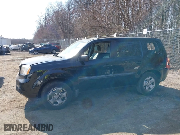 2014 Honda Pilot LX with VIN 5FNYF4H22EB015512, listed as a IAAI auction lot 41753515 with 152,287 mi miles and . Bid and sale history available at DreamBid. Image 14.
