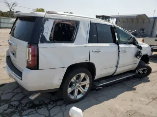 2019 GMC Yukon Denali with VIN 1GKS1CKJ7KR194428, listed as a Copart auction lot 71191064 with 56,409 mi miles and Salvage Title. Bid and sale history available at carsss.com. Image 3.