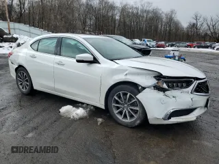 2020 Acura TLX with VIN 19UUB1F3XLA013194, listed as a Copart auction lot 45175525 with 61,071 mi miles and Salvage Title. Bid and sale history available at carsss.com. Image 4.