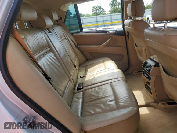 2012 BMW X5 35d with VIN 5UXZW0C51CL668064, listed as a Copart auction lot 62217845 with 140,544 mi miles and Salvage title. Bid and sale history available at DreamBid. Image 11.