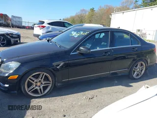 2012 Mercedes-Benz C-Class C 300 Sport with VIN WDDGF8BB5CR237275, listed as a IAAI auction lot 42142360 with 121,531 mi miles. Bid and sale history available at carsss.com. Image 14.