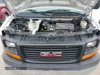 2014 GMC Savana Cargo Van with VIN 1GTW7FCAXE1172325, listed as a Copart auction lot 76668414 with 0 mi miles and Salvage Title. Bid and sale history available at carsss.com. Image 11.