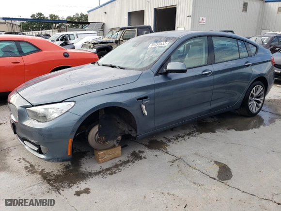 2011 BMW 5 Series Gran Turismo 550i xDrive with VIN WBASP4C59BC341401, listed as a Copart auction lot 61676474 with 75,463 mi miles and Salvage Title. Bid and sale history available at carsss.com. Image 1.