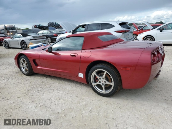 2001 Chevrolet Corvette with VIN 1G1YY32G715132225, listed as a Copart auction lot 74327264 with 0 mi miles and Non Repairable. Bid and sale history available at carsss.com. Image 2.