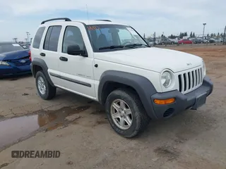 2002 Jeep Liberty Sport with VIN 1J4GL48K92W268896, listed as a IAAI auction lot 41788687 with 102,706 mi miles. Bid and sale history available at carsss.com. Image 1.
