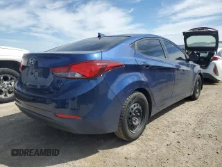2016 Hyundai Elantra SE with VIN 5NPDH4AEXGH758842, listed as a Copart auction lot 49199524 with 155,813 mi miles and Clean Title. Bid and sale history available at DreamBid. Image 3.