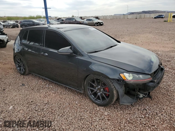 2015 Volkswagen Golf GTI SE with VIN 3VW5T7AUXFM094902, listed as a Copart auction lot 49430315 with 101,672 mi miles and Salvage Title. Bid and sale history available at carsss.com. Image 4.