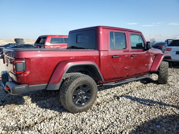 2021 Jeep Gladiator Mojave with VIN 1C6JJTEG9ML537812, listed as a Copart auction lot 87818485 with 53,198 mi miles and Salvage Title. Bid and sale history available at carsss.com. Image 3.