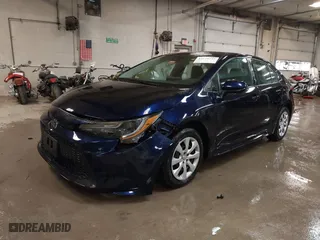 2022 Toyota Corolla LE with VIN 5YFEPMAE0NP304039, listed as a IAAI auction lot 41629237 with 45,134 mi miles. Bid and sale history available at carsss.com. Image 2.