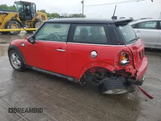 2010 MINI Hardtop S with VIN WMWMF7C50ATZ68936, listed as a Copart auction lot 53692015 with 122,195 mi miles and Salvage Title. Bid and sale history available at DreamBid. Image 2.