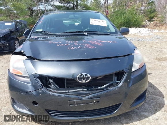 2007 Toyota Yaris with VIN JTDBT923671124466, listed as a IAAI auction lot 41936737 with 117,101 mi miles. Bid and sale history available at carsss.com. Image 6.