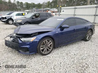 2021 Audi A7 Premium Plus with VIN WAUU2AF2XMN033362, listed as a Copart auction lot 44104065 with 11,708 mi miles and Salvage Title. Bid and sale history available at carsss.com. Image 1.