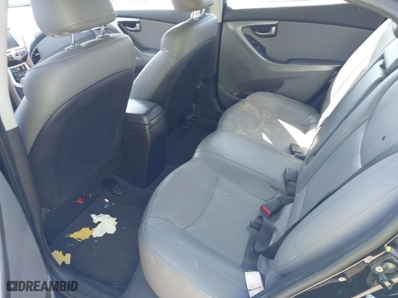 2012 Hyundai Elantra Limited with VIN 5NPDH4AEXCH090017, listed as a IAAI auction lot 37121157 with 176,542 mi miles. Bid and sale history available at carsss.com. Image 8.