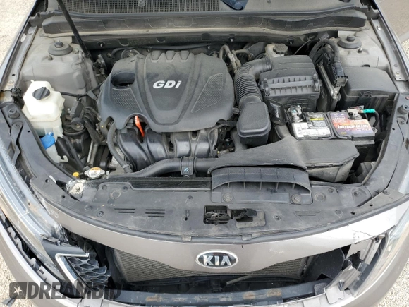 2015 Kia Optima EX with VIN 5XXGN4A75FG456554, listed as a Copart auction lot 58704005 with 114,146 mi miles and Salvage title. Bid and sale history available at DreamBid. Image 11.
