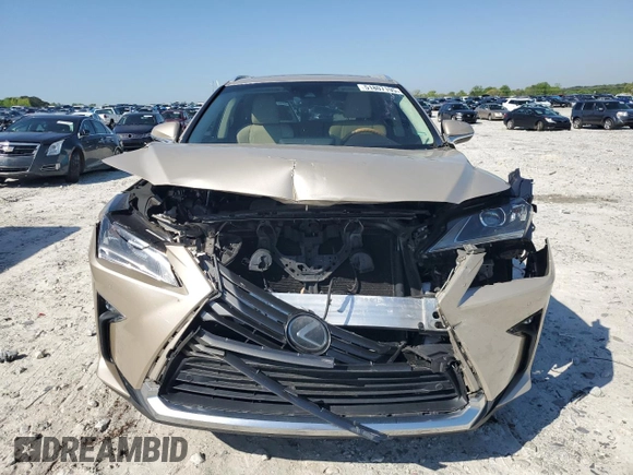 2019 Lexus RX with VIN 2T2ZZMCA7KC124750, listed as a Copart auction lot 51807195 with 92,709 mi miles and Salvage Title. Bid and sale history available at carsss.com. Image 5.