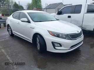 2016 Kia Optima Hybrid with VIN KNAGM4AD9G5092084, listed as a IAAI auction lot 41879089 with 141,927 mi miles. Bid and sale history available at carsss.com. Image 1.