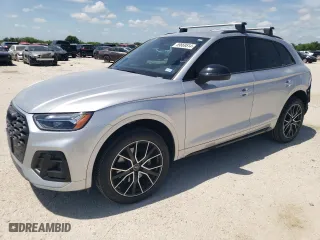 2023 Audi SQ5 Premium Plus with VIN WA1B4AFY0P2143894, listed as a Copart auction lot 59869514 with 10,606 mi miles and Salvage Title. Bid and sale history available at carsss.com. Image 1.