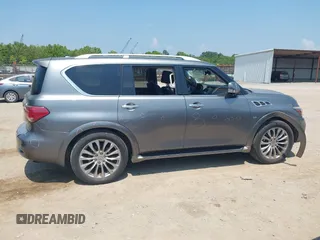 2016 Infiniti QX80 with VIN JN8AZ2NE5G9123443, listed as a IAAI auction lot 42595593 with 150,505 mi miles and . Bid and sale history available at DreamBid. Image 13.