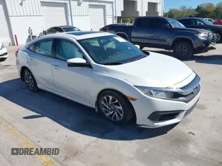 2018 Honda Civic Sedan EX with VIN 19XFC2F78JE037551, listed as a IAAI auction lot 41733255 with 93,664 mi miles. Bid and sale history available at carsss.com. Image 1.