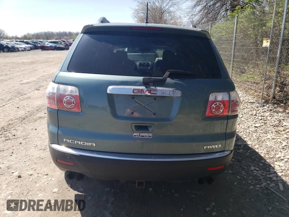 2010 GMC Acadia SLT2 with VIN 1GKLVNED1AJ119781, listed as a Copart auction lot 54142015 with 112,126 mi miles and Salvage title. Bid and sale history available at DreamBid. Image 6.