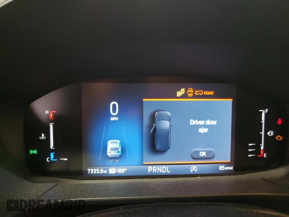 2023 Ford Escape Active with VIN 1FMCU0GNXPUB06201, listed as a Copart auction lot 49059285 with 7,335 mi miles and Salvage Title. Bid and sale history available at DreamBid. Image 9.