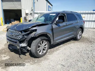 2023 Ford Explorer Limited with VIN 1FMSK7FH9PGB20109, listed as a Copart auction lot 50534905 with 46,934 mi miles and Salvage Title. Bid and sale history available at carsss.com. Image 1.
