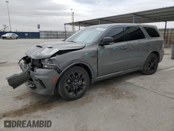2021 Dodge Durango R/T with VIN 1C4SDHCT2MC790360, listed as a Copart auction lot 44947235 with 68,001 mi miles and Salvage Title. Bid and sale history available at DreamBid. Image 1.