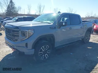 2025 GMC Sierra 1500 AT4 with VIN 3GTUUEELXSG138620, listed as a IAAI auction lot 41805574 with 13,056 mi miles. Bid and sale history available at carsss.com. Image 2.