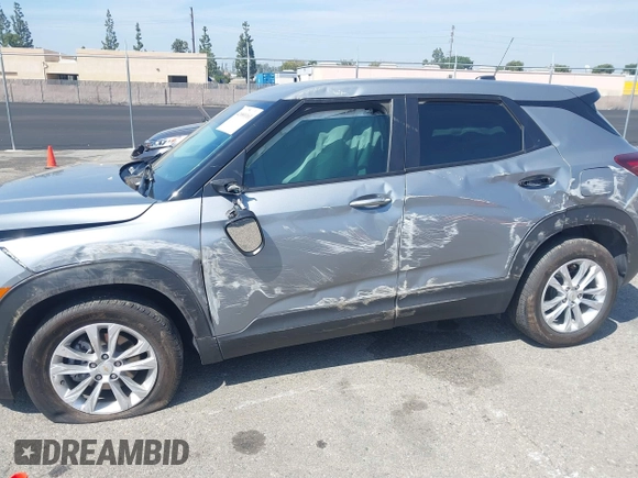 2023 Chevrolet TrailBlazer LS with VIN KL79MMS22PB106401, listed as a IAAI auction lot 41880161 with 23,801 mi miles and . Bid and sale history available at DreamBid. Image 6.