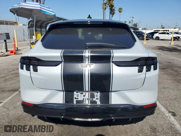 2023 Ford Mustang Mach-E GT with VIN 3FMTK4SX9PMA43974, listed as a Copart auction lot 57683925 with 50,839 mi miles and Salvage title. Bid and sale history available at DreamBid. Image 6.