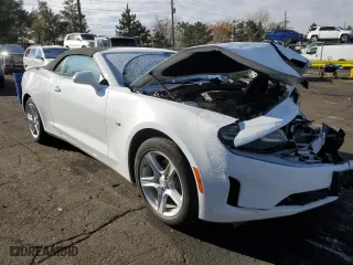 2023 Chevrolet Camaro 1LT with VIN 1G1FB3DX2P0101346, listed as a Copart auction lot 87007334 with 20,298 mi miles and Salvage Title. Bid and sale history available at carsss.com. Image 4.