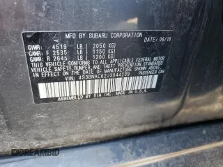 2018 Subaru Legacy Premium with VIN 4S3BNAC62J3044209, listed as a Copart auction lot 49857785 with 0 mi miles and Salvage Title. Bid and sale history available at carsss.com. Image 13.