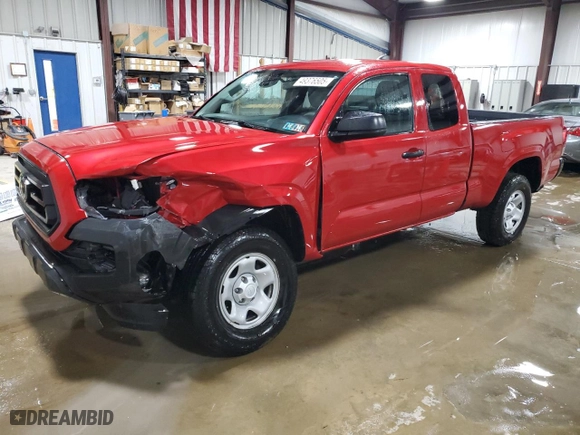 2022 Toyota Tacoma 4WD SR with VIN 3TYSX5EN5NT015558, listed as a Copart auction lot 49376505 with 26,462 mi miles and Salvage Title. Bid and sale history available at carsss.com. Image 1.
