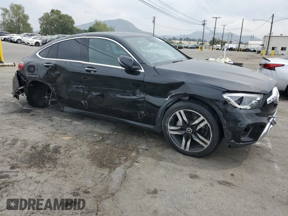 2021 Mercedes-Benz GLC 300 with VIN W1N0J8EB8MF892063, listed as a Copart auction lot 52832185 with 66,508 mi miles and Salvage title. Bid and sale history available at DreamBid. Image 4.