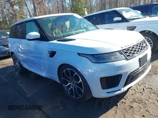 2021 Land Rover Range Rover Sport HSE Dynamic with VIN SALWR2SE4MA768271, listed as a IAAI auction lot 41560389 with 43,463 mi miles. Bid and sale history available at carsss.com. Image 1.