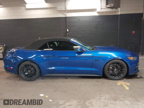 2017 Ford Mustang GT Premium with VIN 1FATP8FF7H5210215, listed as a IAAI auction lot 41911117 with 78,837 mi miles. Bid and sale history available at carsss.com. Image 13.