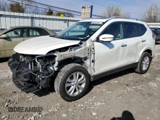 2016 Nissan Rogue SV with VIN 5N1AT2MV8GC881869, listed as a Copart auction lot 50707545 with 105,760 mi miles and Salvage Title. Bid and sale history available at carsss.com. Image 1.