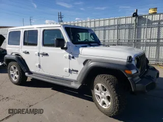 2022 Jeep Wrangler Unlimited Sport S z VIN 1C4HJXDN7NW183867, wystawiony jako Copart lot #81642054 z przebiegiem 73 203 mil mil oraz Szkoda całkowita • Salvage title. Historia ofert i sprzedaży dostępna na DreamBid. Obrazek 4.