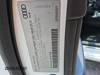 2017 Audi A4 Premium z VIN WAUANAF42HN001488, wystawiony jako Copart lot #55407205 z przebiegiem 119 075 mil mil oraz Czysty tytuł • Clean title. Historia ofert i sprzedaży dostępna na DreamBid. Obrazek 12.